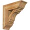 Ekena Millwork Olympic Traditional Rough Sawn Bracket w/ Offset Brace, Western Red Cedar, 8"W x 22"D x 22"H BKT0806X22X22OLY01RWR - alternate 1